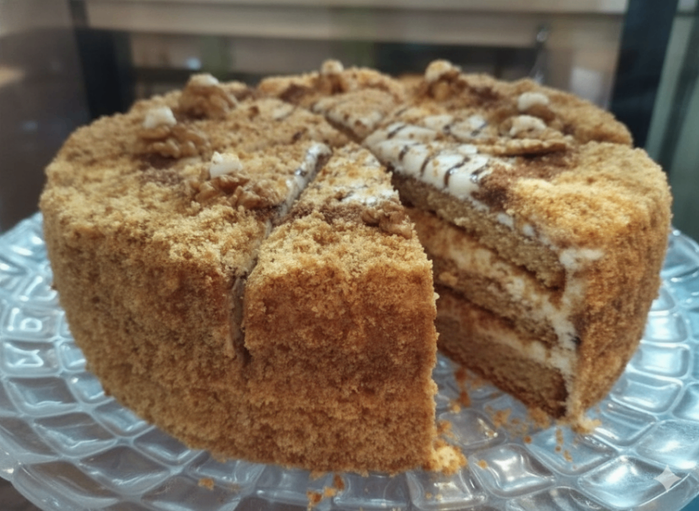 Wide selection of cakes